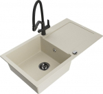 Graniidist k&ouml;&ouml;givalamu Mexen Leo koos segisti ja sifooniga, Beež+Must