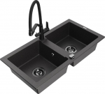 Graniidist k&ouml;&ouml;givalamu Mexen Mario koos segisti ja sifooniga, Must graniit+Must