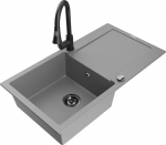 Graniidist k&ouml;&ouml;givalamu Mexen Leo koos segisti ja sifooniga, Grey+Black