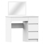 Meigilaud T-6/SL peegliga 500x600 mm, valget v&auml;ri