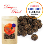 Exclusive EARL GREY DRAGON PEARL Black tea - Eksklusiivne Hiina must tee Draakoni p&auml;rl Bergamotiga, 50 g