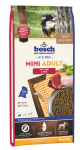 Bosch Mini Adult Lamb & Rice koeratoit lambaliha ja riisiga, 15kg