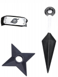 M&auml;nguasi M&auml;&auml;ra Naruto - Kunai + Shuriken + Headband