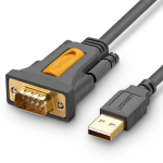 Ugreen Cr104 Usb kuni Rs-232 Db9 kaabel, 2m, must