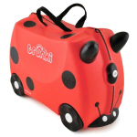Laste kohver Durable Ladybug Harley, punane