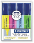 Tekstimarkerite komplekt STAEDTLER Textsurfer Classic, 4 v&auml;rvi