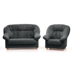 Pehme m&ouml;&ouml;bli komplekt Aleksandra 2, must