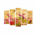 Viieosaline reproduktsioon Lilled