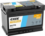 Aku EXIDE Premium EA770 77Ah 760 A EN 12V