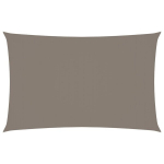 vidaXL oxford-kangast p&auml;ikesepuri, ristk&uuml;lik, 2 x 5 m pruunikashall, Tumehall