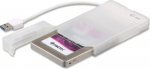 Diskikorpuse - I-TEC - MySafe - USB 3.0 - 2.5" - Serial ATA/600 - Valge