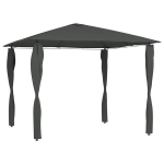 vidaXL lehtla postikatetega 3 x 3 x 2,6 m, antratsiithall 160 g/m&sup2;