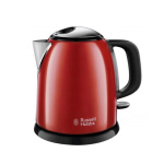 Kompaktne punane veekeetja - RUSSELL HOBBS 24992-70 - Mahutavus 1L - Eemaldatav katlakivi filter