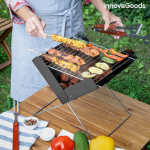 Grill - InnovaGoods - FOLDCUE - Paindlik - Kantav - Must