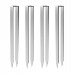 4 tk telgi vaiad, maapinnakinnitused, 11,8" aiavaiad, maastikuklambrid, telk