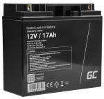 GreenCell&reg; Laetav Aku AGM 12V 17Ah geeliolaga Plii Akud hooldusvaba VRLA Aku veekindel