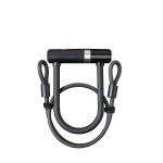 U-lukk AXA Newton Mini+Cable 100*8, terastrossiga