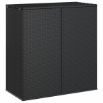 vidaXL aia hoiukast, PE rotang, 100 x 49 x 103,5 cm