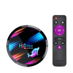 Multimeediapleier Media Player Smart TV Box 4GB +128GB Riff H96 Max X 4K, Android 9.0 Wi-Fi / BT Amlogic S905, Black
