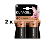 Patareid Duracell D, LR20, 2 tk x 2 pakk. pakett