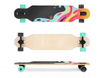 Rula Freeride Longboard Spokey Longbay Pro, must/mitmev&auml;rviline