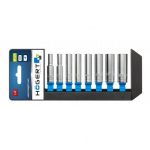 Pikk 1/4 peakomplekt CrV, 8 tk, 5,5-13mm Hoegert HT1A886