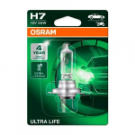 Halogeenpirn H7, 55W, 12V, 1500Lm, ULTRA LIFE seeria