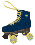 Rulluisud Nils Denim Rebel