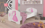 Lastevoodi Adrk Furniture Pepe Princess and horse, 80x160 cm, valge