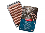 V&auml;rvipliiats Derwent Metallic 12tk metallkarbis