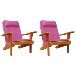 2-osaline toolipatjade komplekt vidaXL, roosa