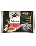 Sheba Cuisine kassitoitude komplekt lihaga, 4 x 85 g x13