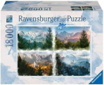 Puzzle Ravensburger Neuschwansteini loss, 18000 tk.
