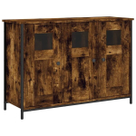 vidaXL puhvetkapp, suitsutatud tamm, 100 x 35 x 70 cm tehispuit