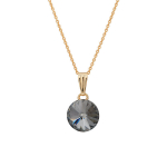 Naiste kaelakee DiamondSky "Clarice II (Silver Night)" Swarovski kristallidega DS01K613