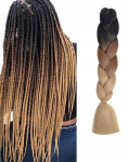 S&uuml;nteetilised juuksed, mitmev&auml;rviline, ombre, WA15