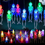Halloweeni Led-valguskett Sunshine Smile, 1,5 m, 10 LED-i