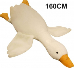 Pehme padi hane kujuline Airi, valge, 160 cm