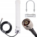 Signaflex Tube v&auml;line k&otilde;iksuunaline (Omni) GSM / 4G LTE antenn 10&ndash;12 dBi, 10 m, N-pistik
