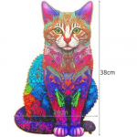 Puidust pusle Kass Kruzzel 22878, 130 tk