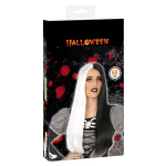 Perruque Halloween Femme - Bi-couleur Noir et Blanc - ATOSA
