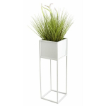Moodne lillealus, valge, 70 cm
