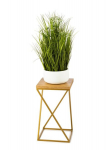 Metallist lillealus Loft, kuldne, 40 cm