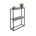 ADRK Furniture Mason konsoollaud, must/valge