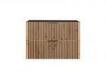 Alumine vannitoakapp Comad Xilo Black Wotan 82-80-D-2S, pruun/must
