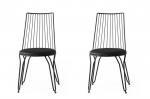 2 tooliga komplekt Kalune Design Ada 276 V2, must