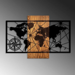 Wallity seinakaunistus World Map 3-M, 57 cm