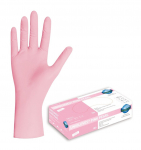 Nitriilist &uuml;hekordsed kindad Unigloves, M, 100 tk, Pink