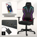 M&auml;nguritool Huzaro Combat 6.2 black RGB, LED-valgustuse ja puldiga