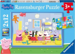 Pusle Ravensburger Peppa Pig, 2x12 tk